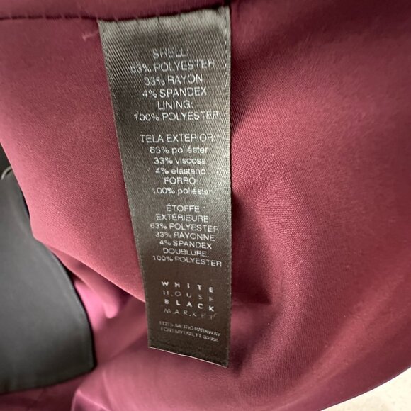 White House Black Market Cape S/M Double Breasted Chic Preppy Classic - Picture 5 of 7